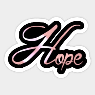 Hope Sticker